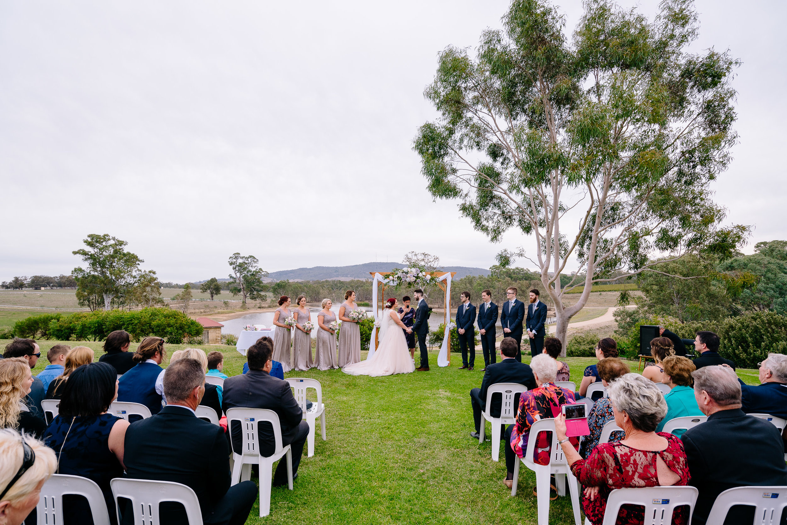 Sutton Grange Winery Outdoor Wedding Ceremony