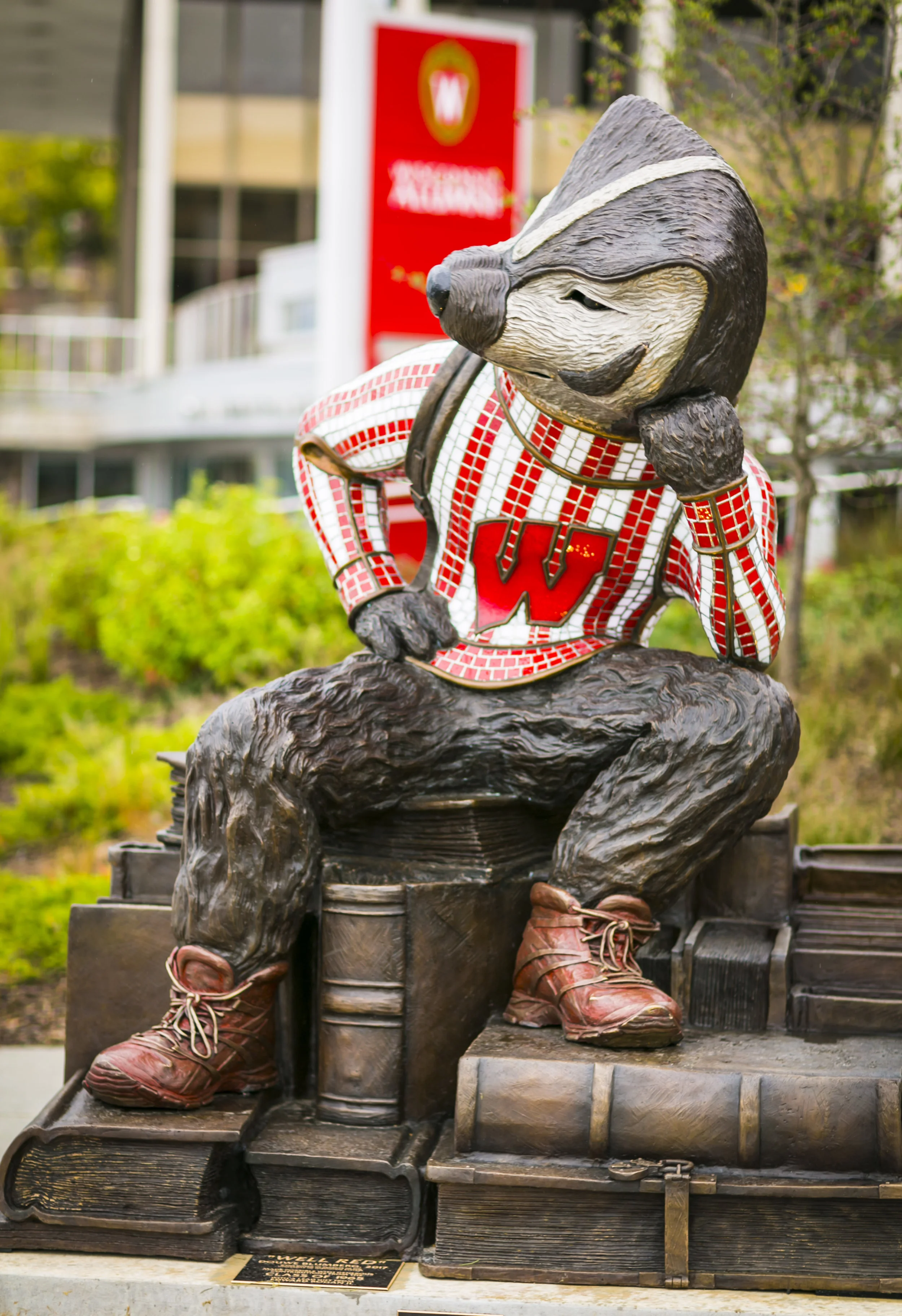 "Well Red" Bucky Badger - University of Wisconsin