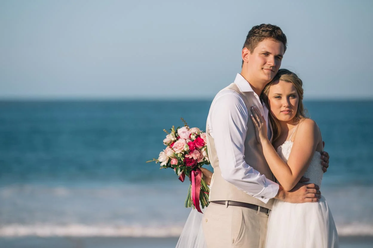Noosa Rocks Beach Wedding Elopement - Sunshine Coast, Queensland, Destination Australian Photographer