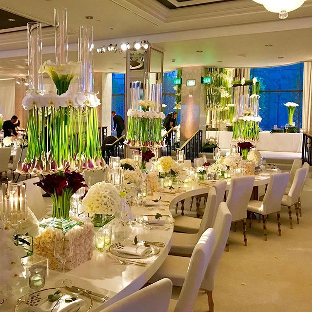 Venue: @beverlywilshire 
Cordinator: @internationaleventco @christyneo3 
Lighting: @mjlightingdecor 
Florist: @marksgarden
.
.
.
.
#eventlighting #chandelier #floralchandalier #floralchandaliers #uplighting #lighting #wedding #weddings #elegantweddin