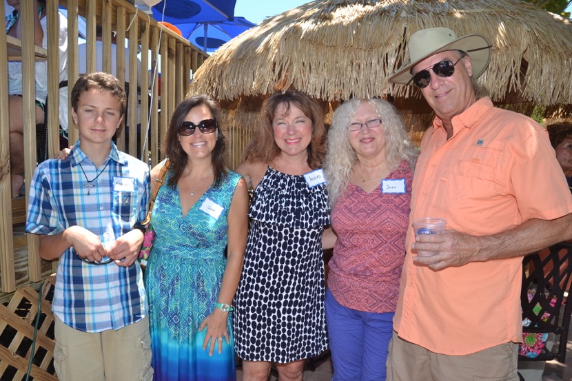 Volunteers Sue Johnson, Andrea Truex, Jean Jankowski, and Jerome Jankowski arrive at the 2015 Volunteer Appreciation Party.