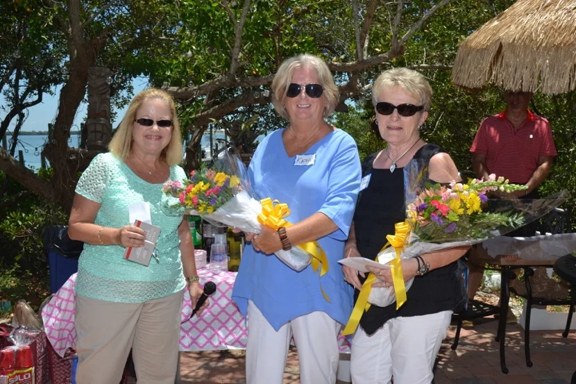 Our Non-Clinical Volunteers of the Year: Kathy Brett and Pam Rezac who tirelessly help our patients get much needed medications for free or reduced cost.