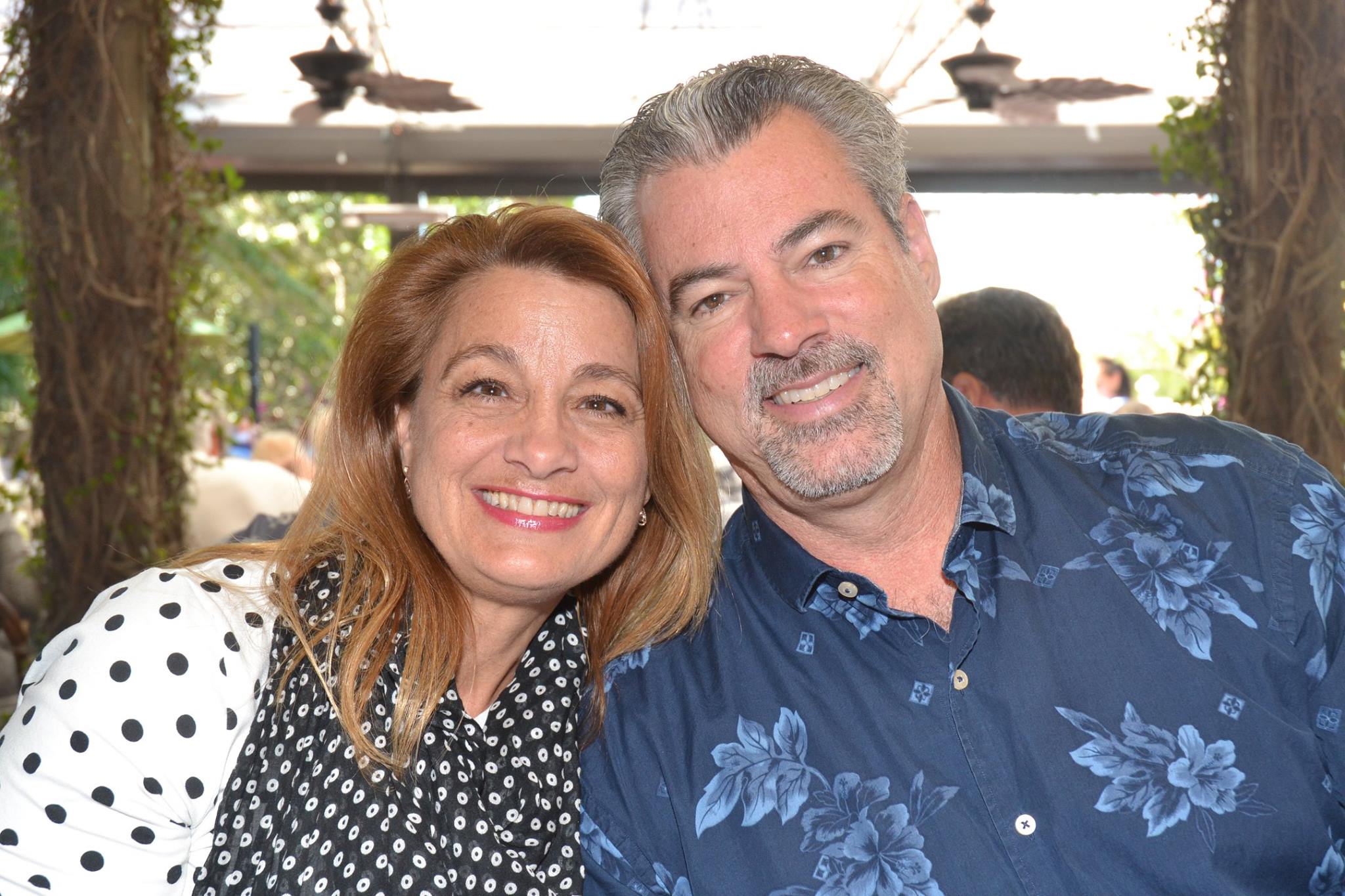 Dr. Raymond James and his wife Kathy enjoy the clinic fundraiser at Farlow's on the Water February 2016