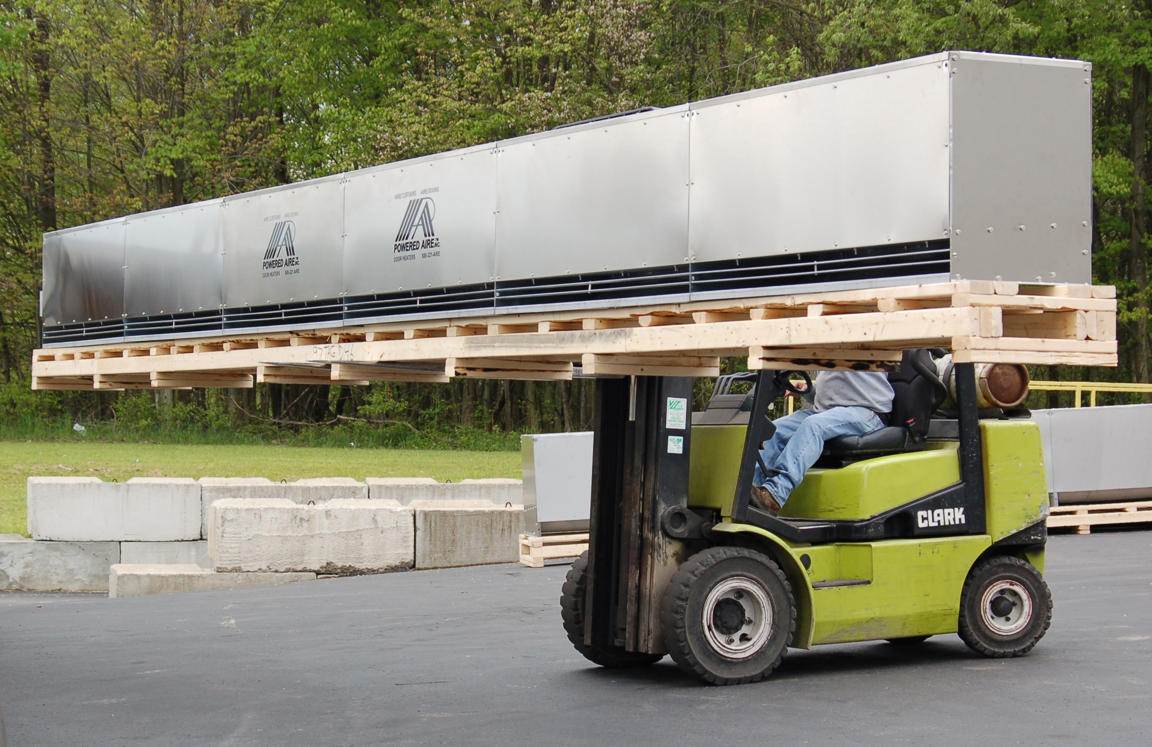 Rice Equipment handles installations for air curtains of any size.