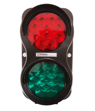 Red and Green LED Dock Communication Light for Trailer Restraints Rice Equipment Company Loading Dock Repair St Louis MO