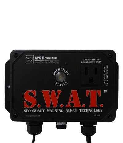 SWAT Secondary Warning Alert Technology Emergency Loading Dock Communication Device Flasher for Trailer Restraints Rice Equipment St Louis MO