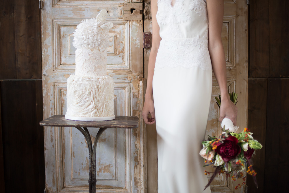 Wedding Cakes Inspired by BHLDN Wedding Dresses | RooneyGirl BakeShop