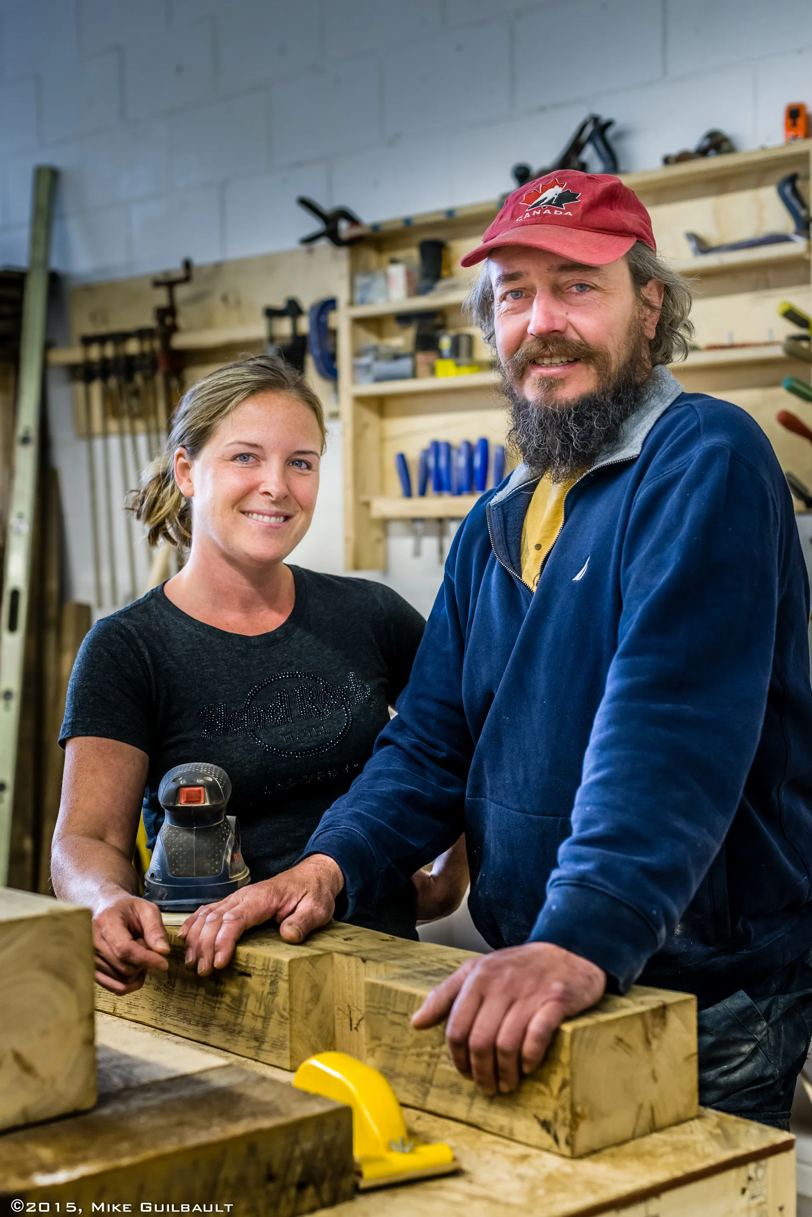 Portrait of a woodworker