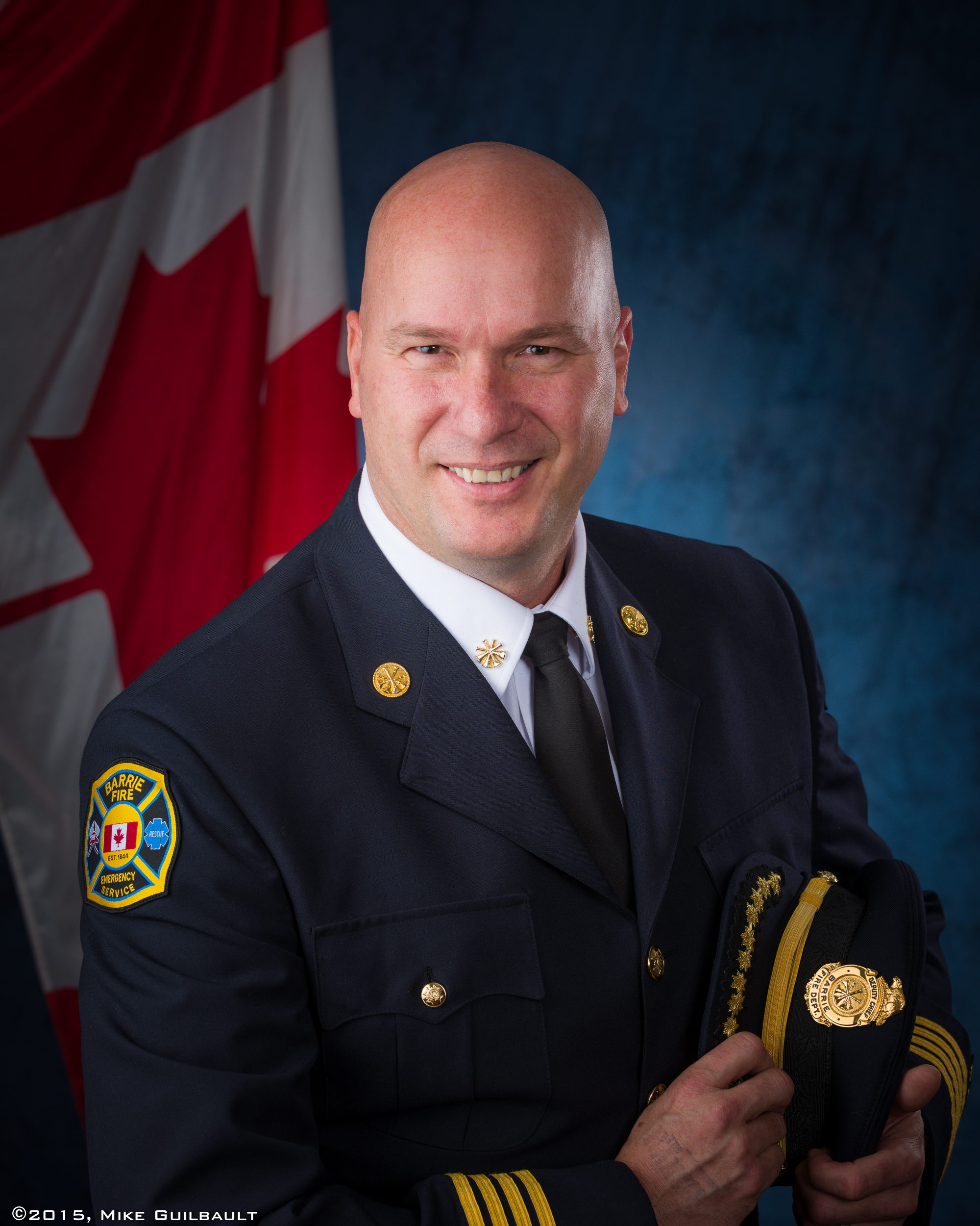 Portrait of Barrie Fire Department Executive