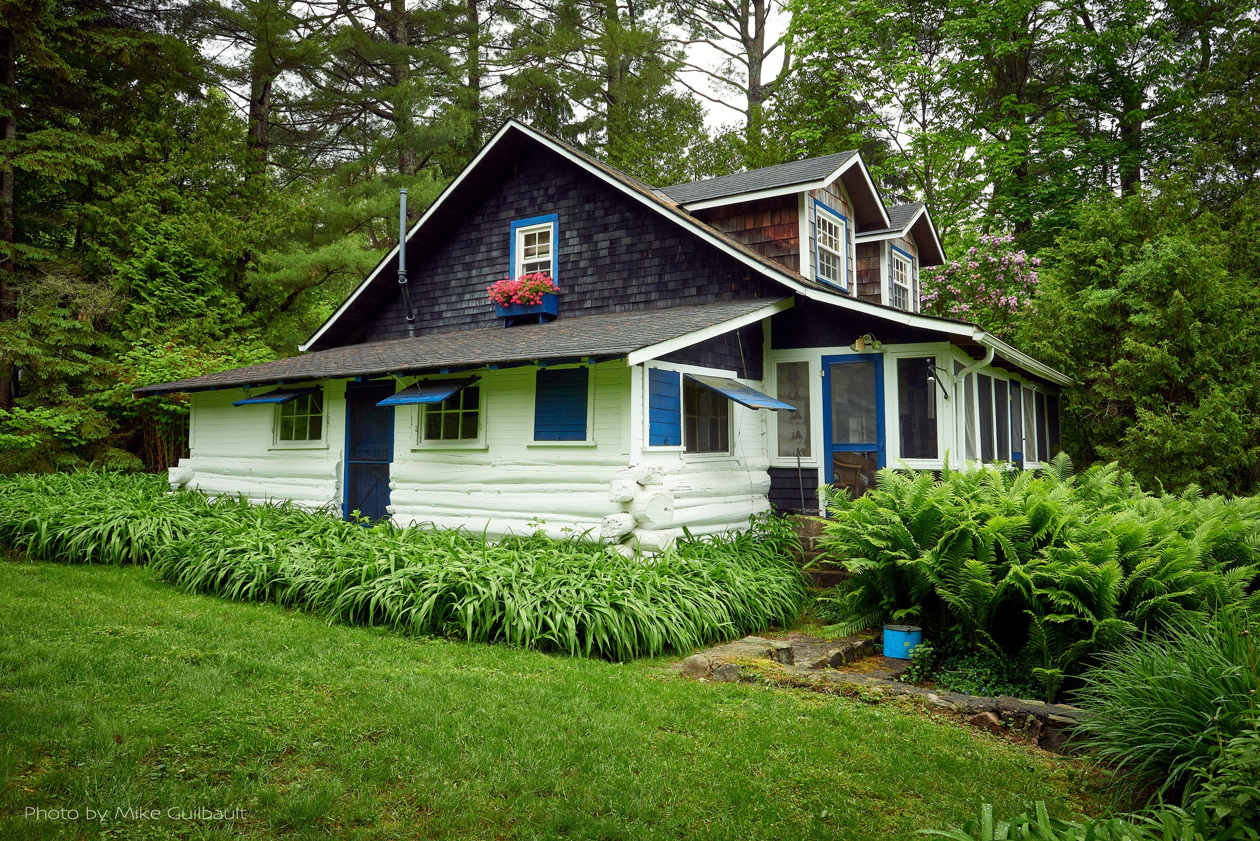  The historic homestead of the Labatte family who settled on Thunder Beach in 1834, Tiny Township, Ontario. 