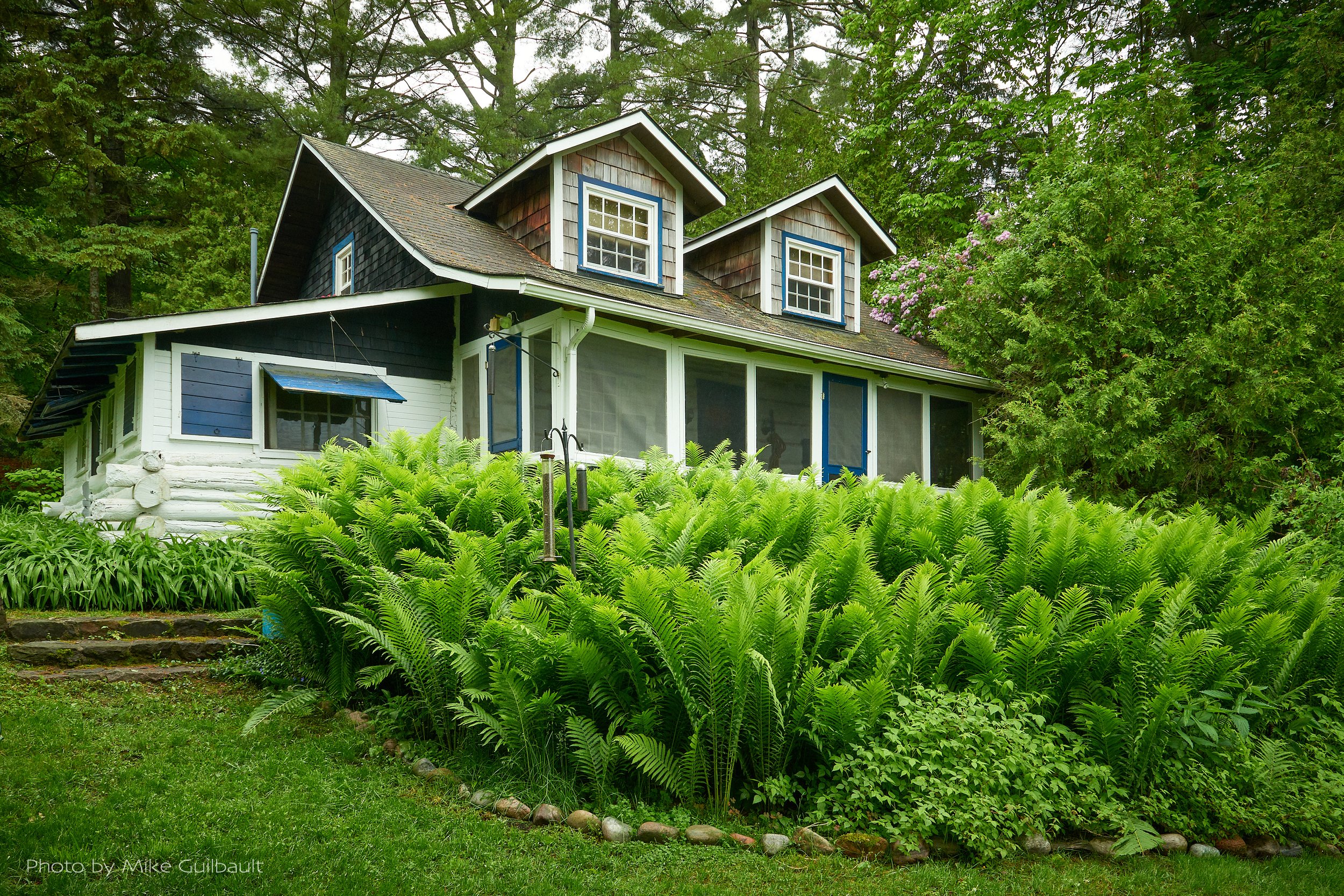  The historic homestead of the Labatte family who settled on Thunder Beach in 1834, Tiny Township, Ontario. 