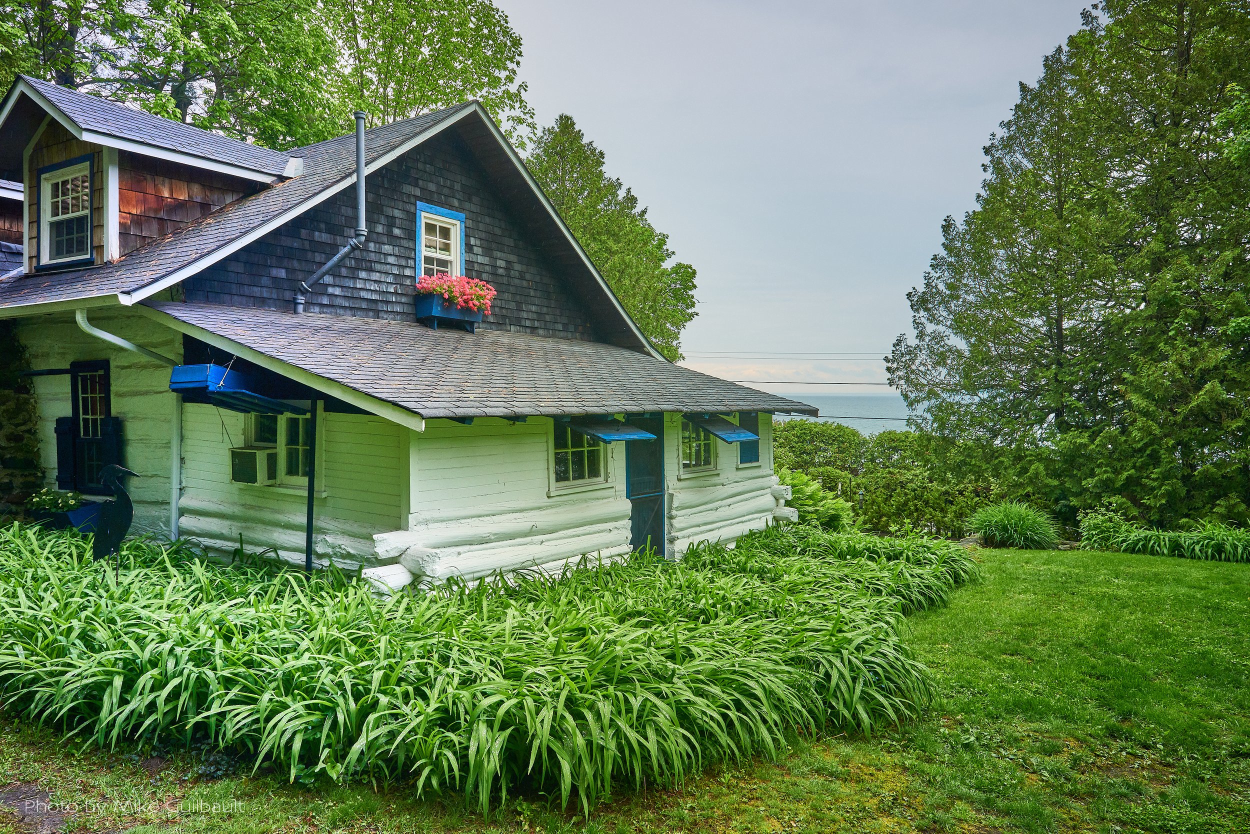  The historic homestead of the Labatte family who settled on Thunder Beach in 1834, Tiny Township, Ontario. 