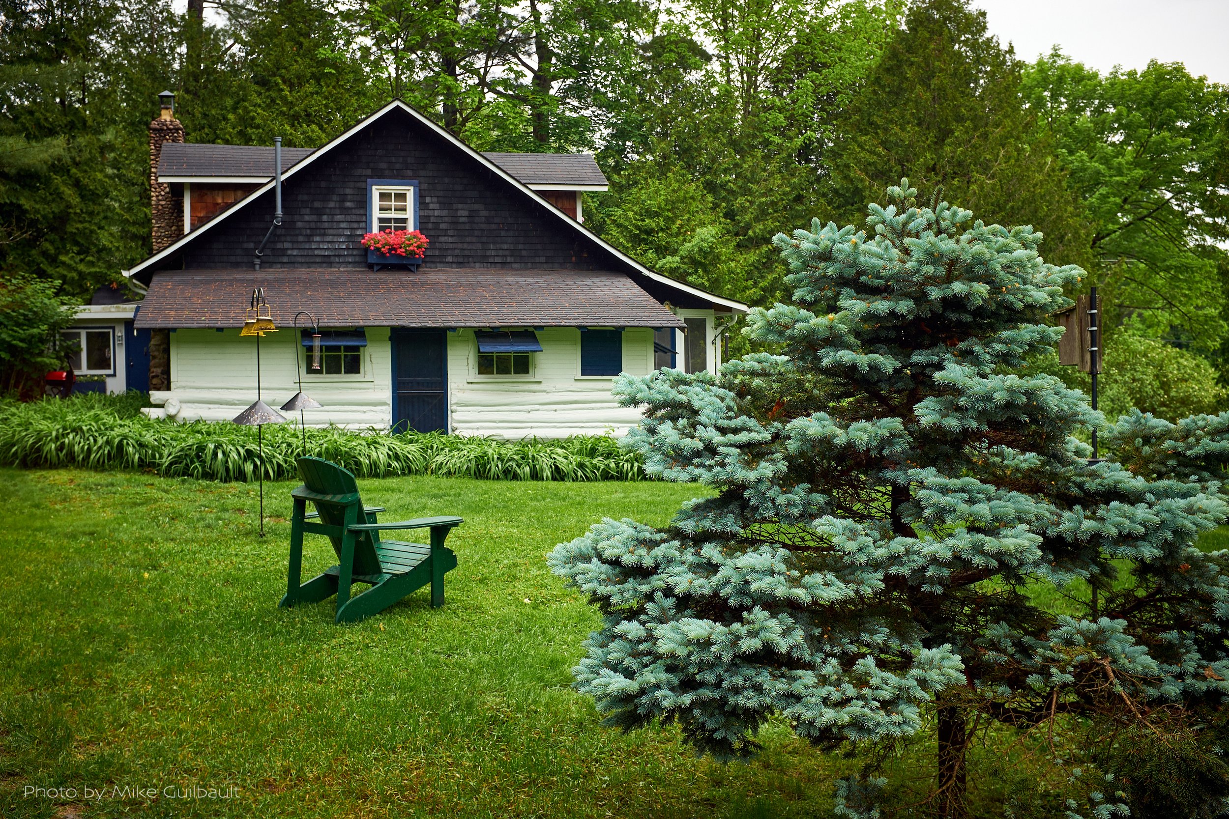  The historic homestead of the Labatte family who settled on Thunder Beach in 1834, Tiny Township, Ontario. 