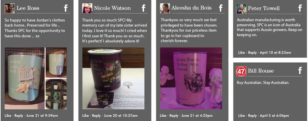 Social ResponseThe Preserved Memories were returned to their owners, who then shared them across their own social channels, driving further conversation about the importance of the preserving process.