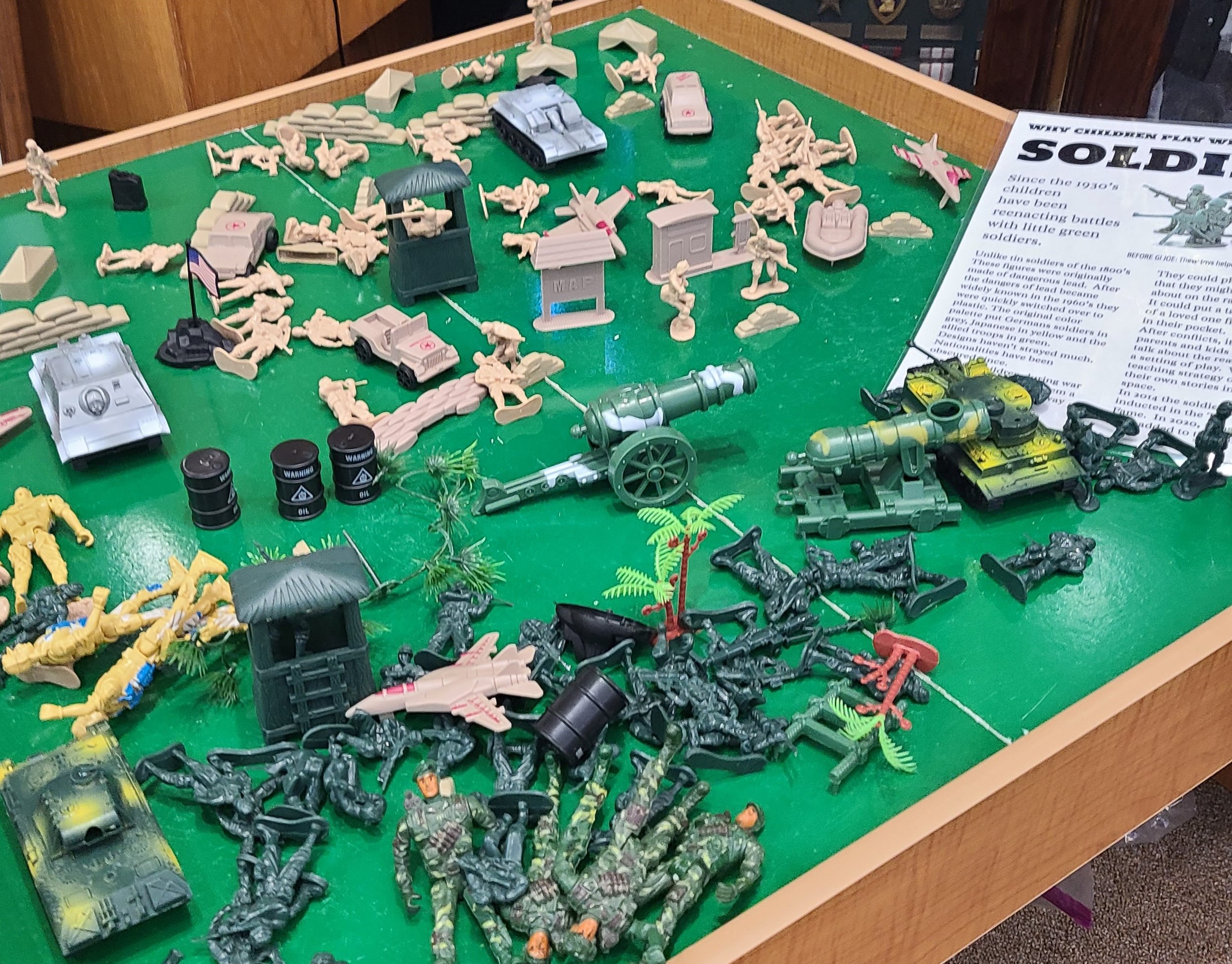 Kids have been playing with toy soldiers since the 1930s.