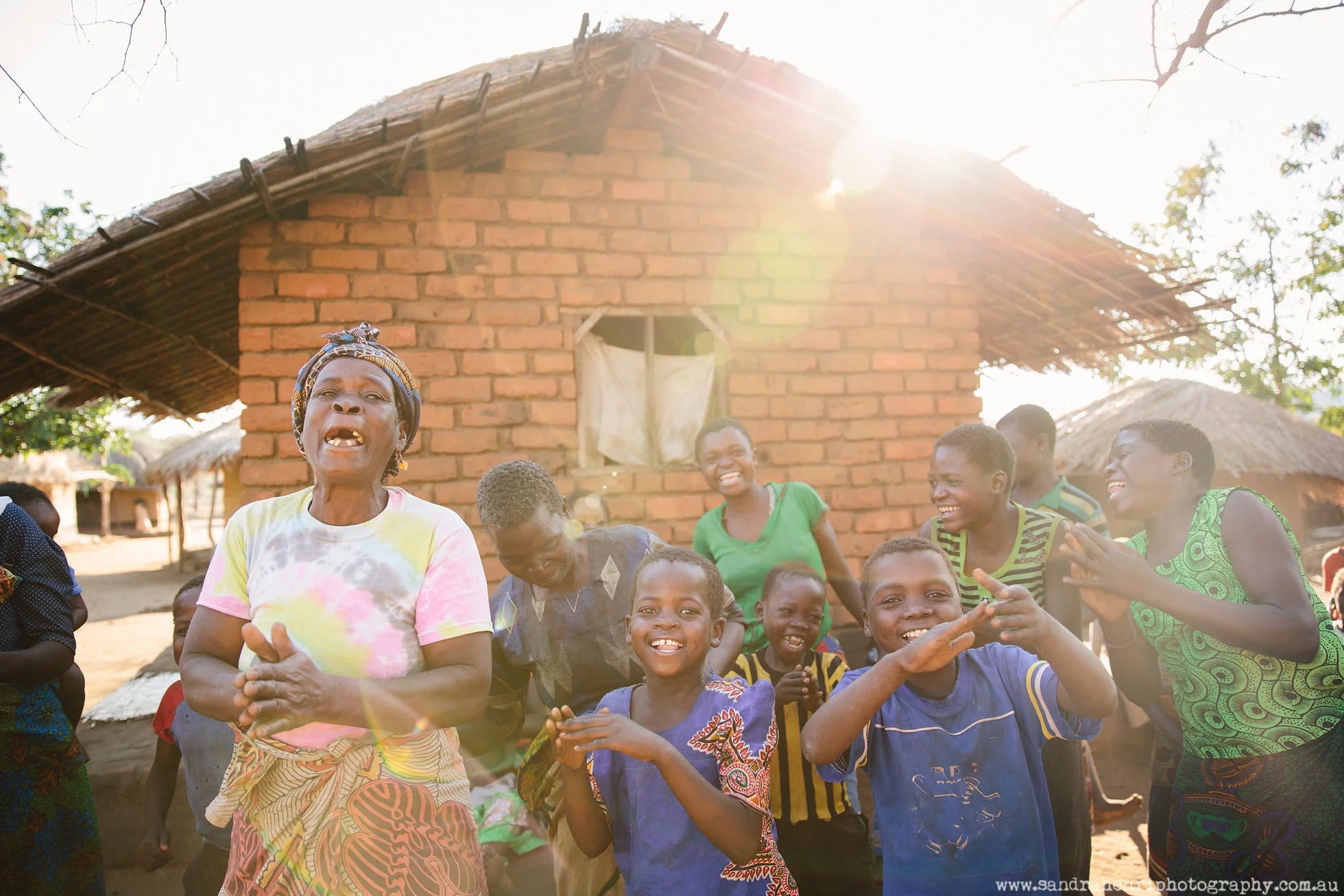 Celebration in African Village Malawi