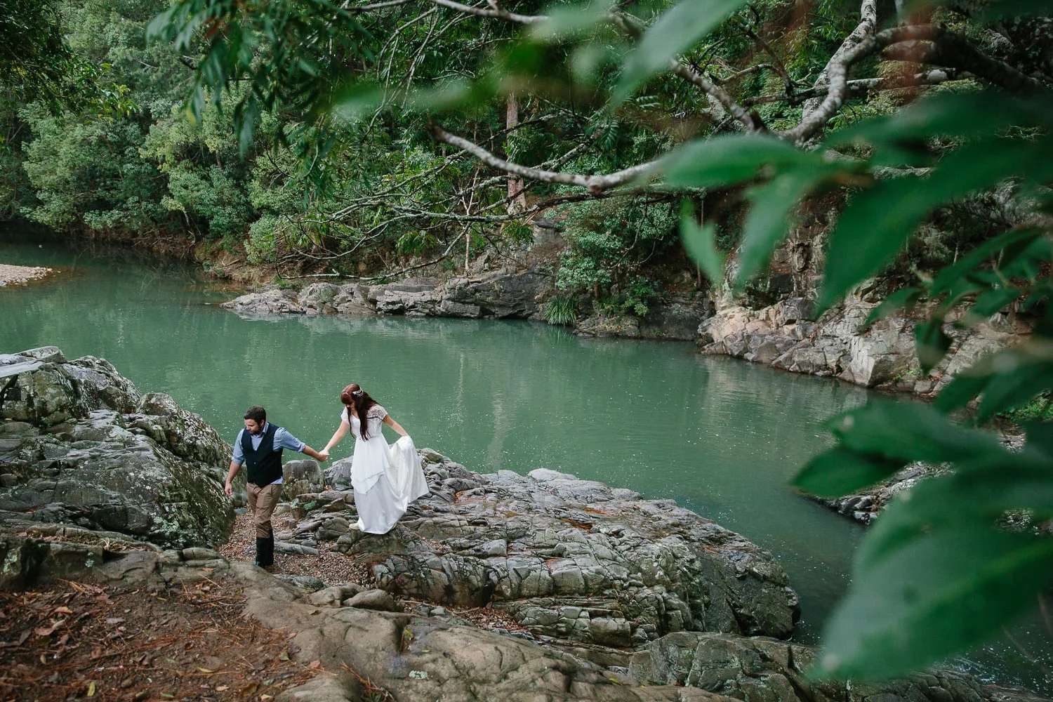 Elopement photographer documentary storytelling style Central Coast destination