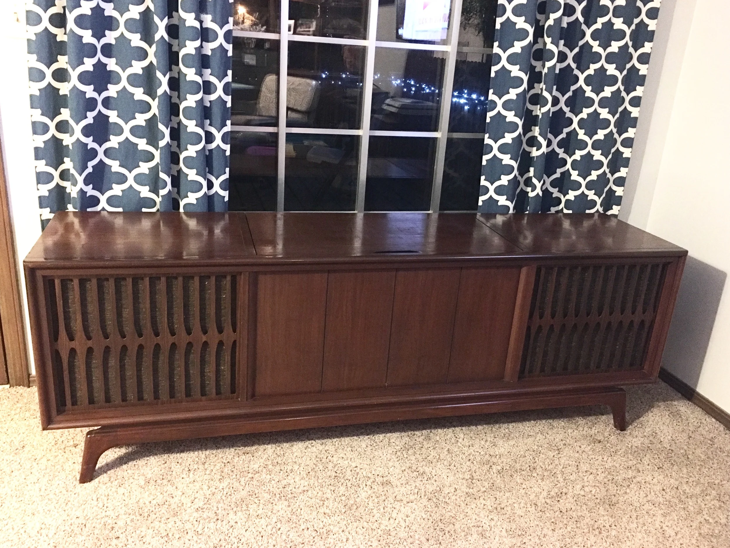 Midcentury Modern Console Stereo