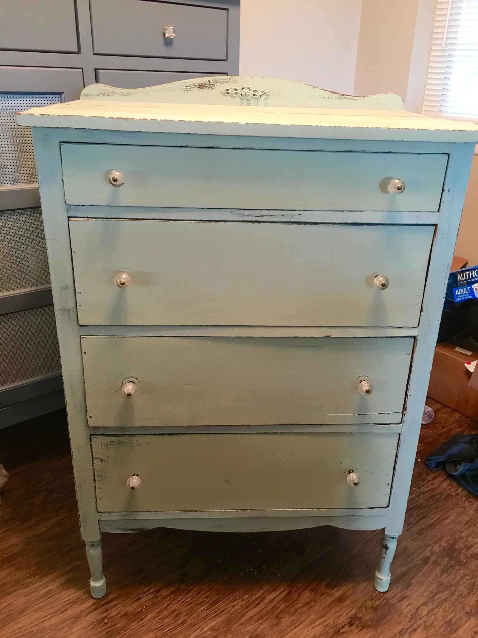 Antique Chest of Drawers in Milk Paint