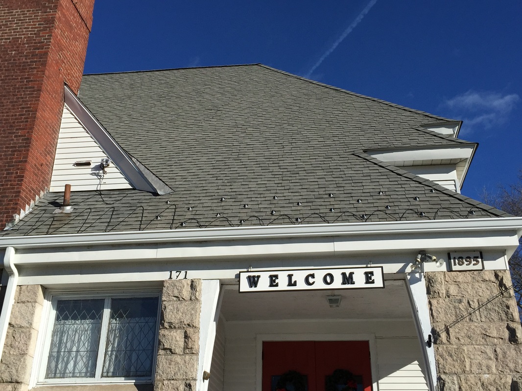 New gutters and heating cables
