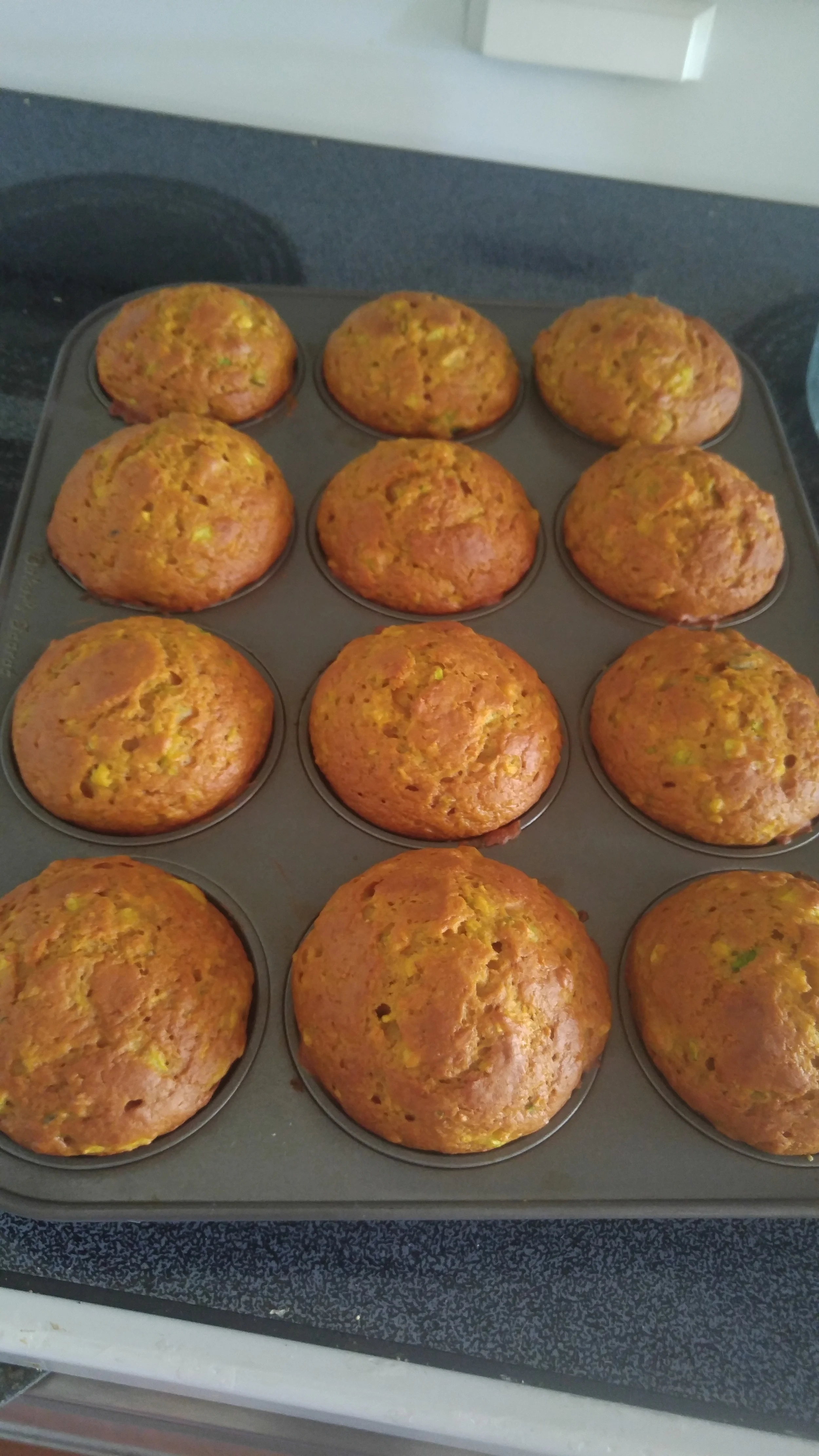 Zucchini pumpkin muffins (or bread) no butter or oil!!!