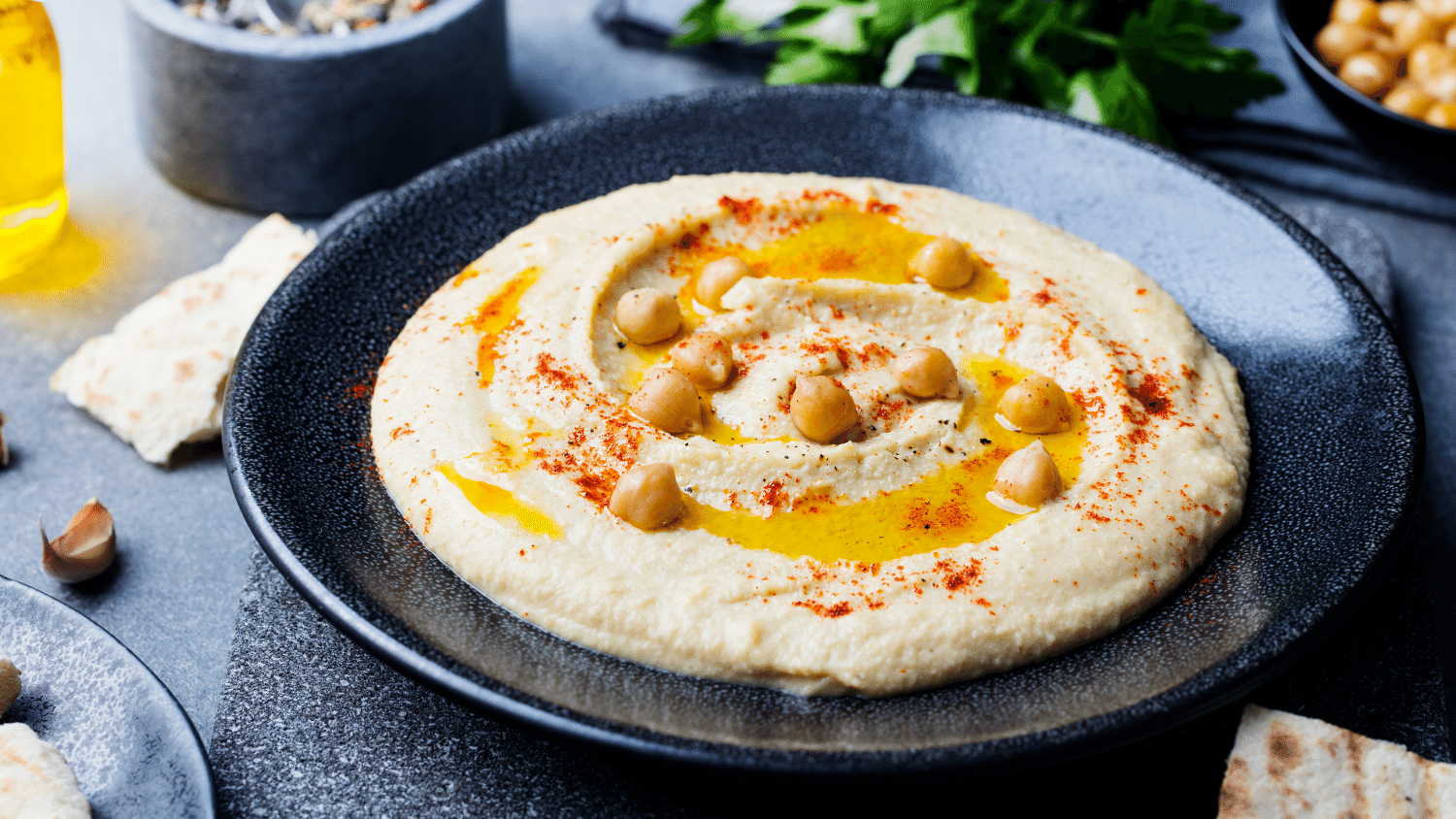 Hummus Chicken and Veggies