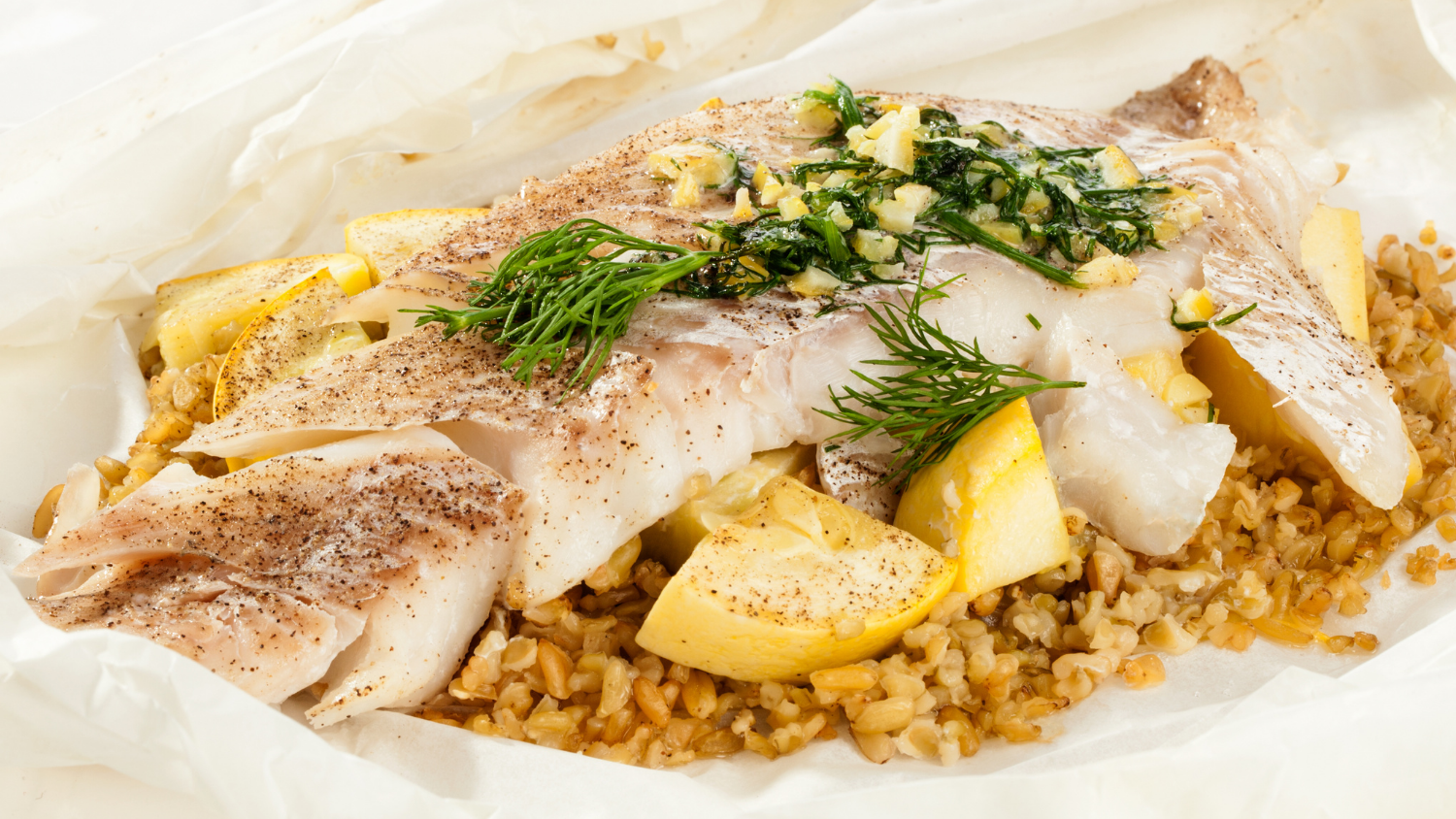 lemony haddock with olives and tomatoes