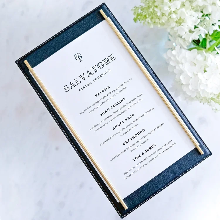 NAVY DOUBLE BAR