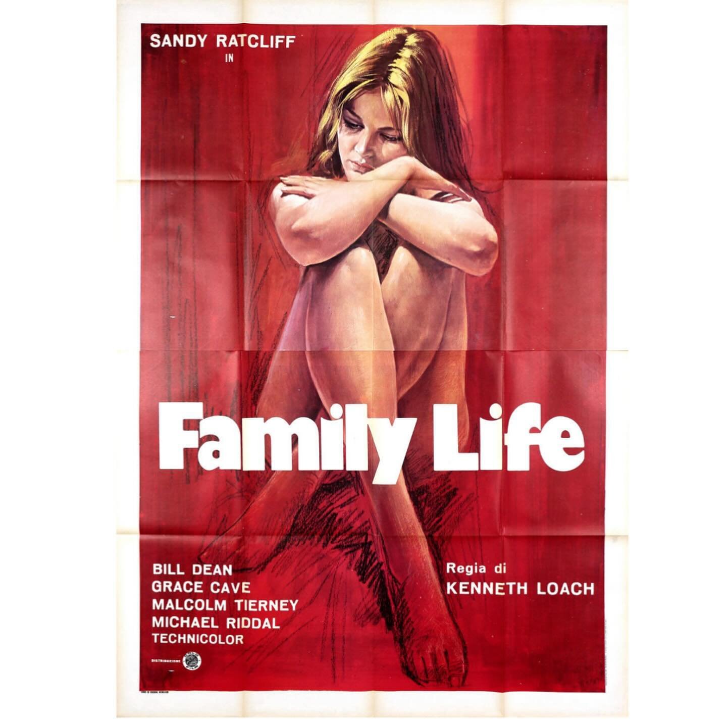 Italian, Cuban, Serbian, French, Australian, UK, &amp; US posters for Ken Loach&rsquo;s 1971 drama FAMILY LIFE (released as WEDNESDAY&rsquo;S CHILD in the US), starring Sandy Ratcliff, part of @filmforumnyc&rsquo;s Loach retrospective.