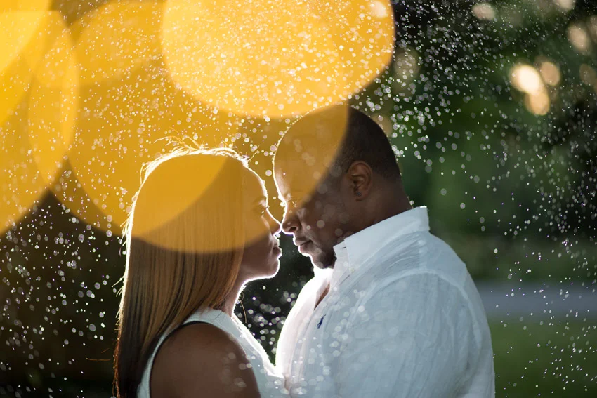 A perfect end to their amazing engagement session.