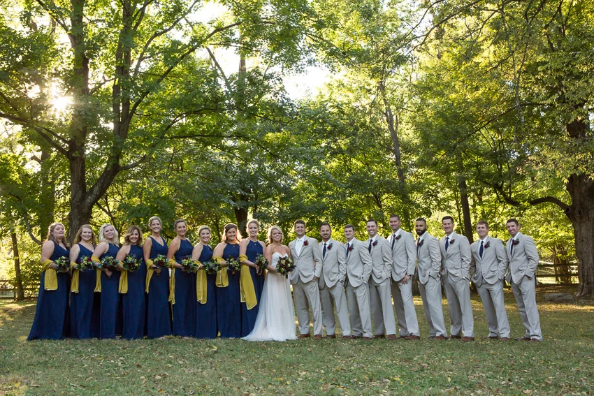 gorgeous bridal party