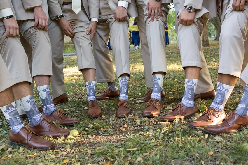 Nashville Zoo Wedding Hirambe Socks