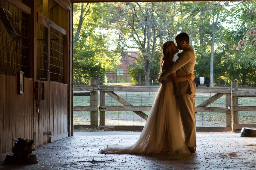 The temperature was perfect and the light was amazing for their wedding day.
