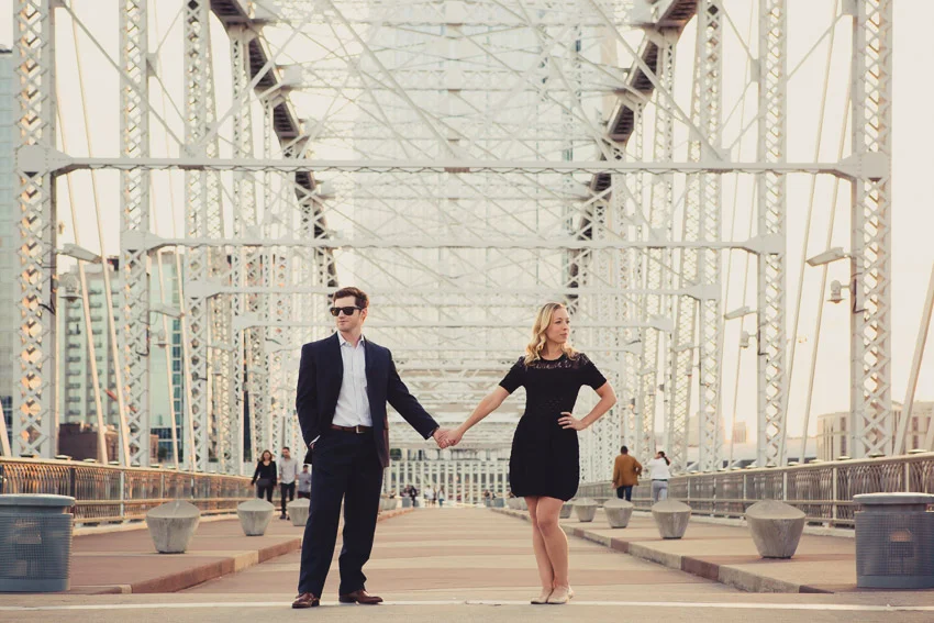  The pedestrian bridge never disappoints. 