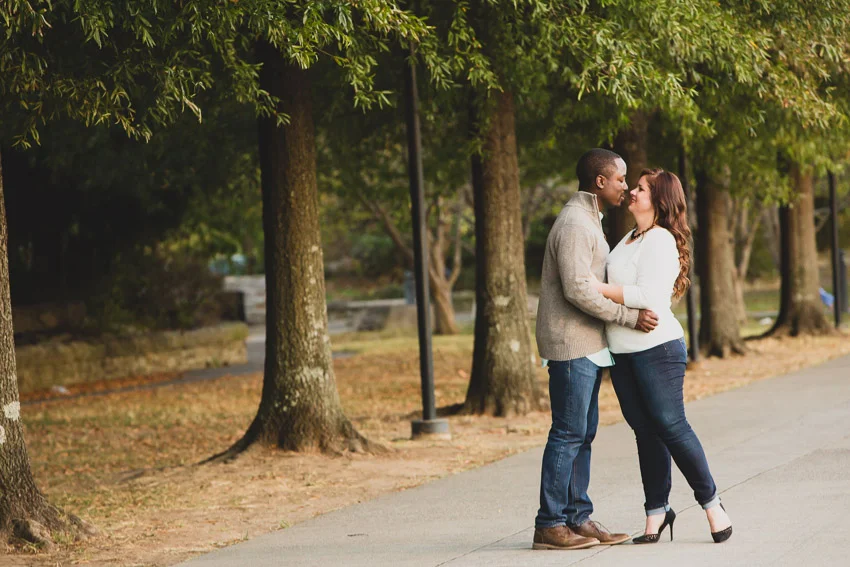 We love when couples can connect with each other in a busy park like they are the only ones there.