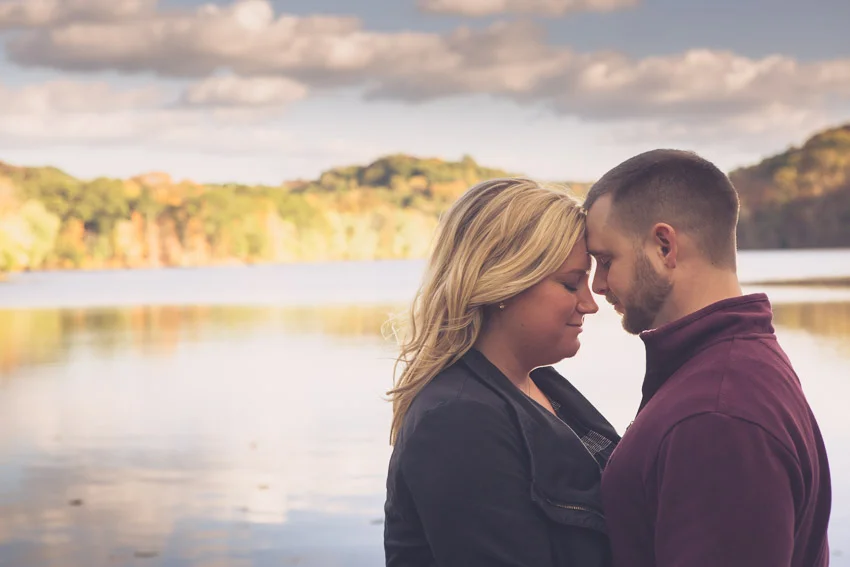 Such a perfect romantic location for an engagement session!