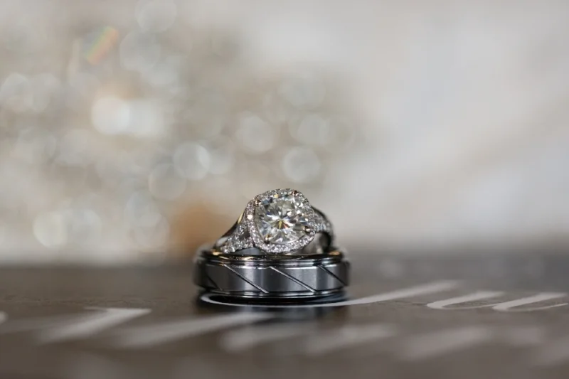 Ambers wedding ring is stunning and we love photographing the rings on the wedding day.
