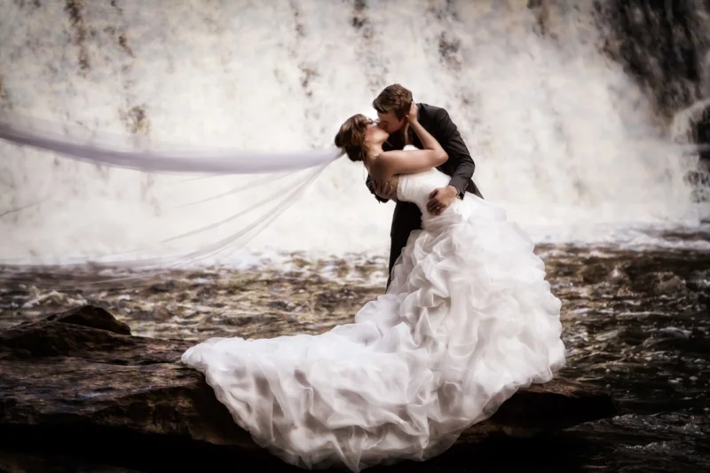 Waterfall Wedding Image