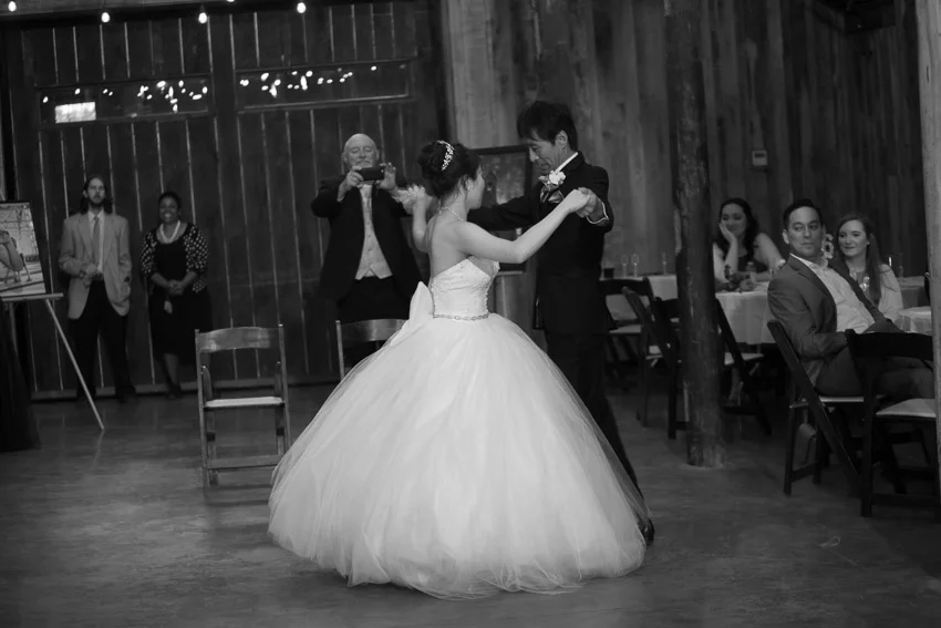 Moe looked so very elegant as she danced with her father to Cinderella.