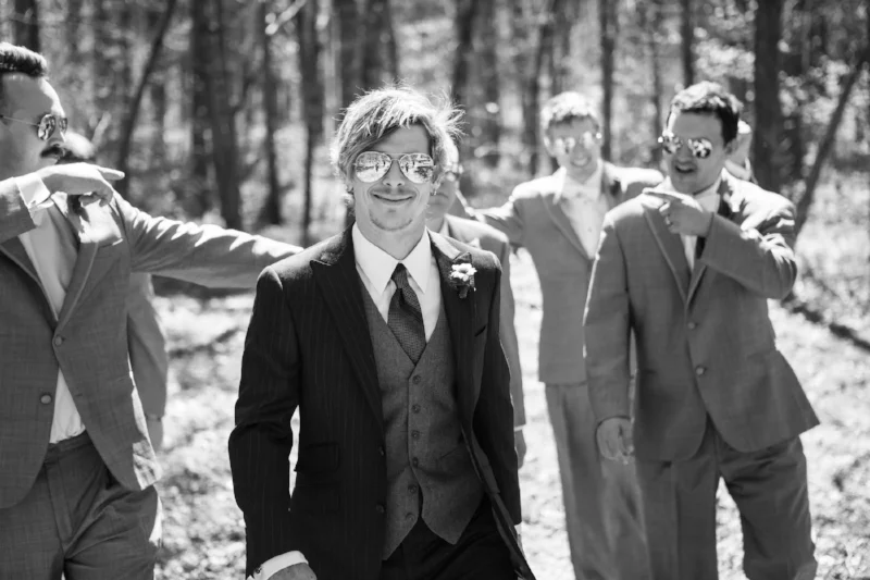 Groom and Groomsmen at Cedars of Lebanon State Park