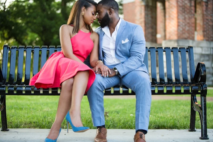 Nashville Fisk University Engagement Session Photo