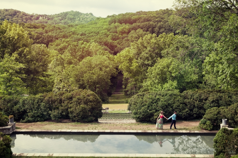 Nashville Cheekwood Botanical Gardens Engagement Session Photos