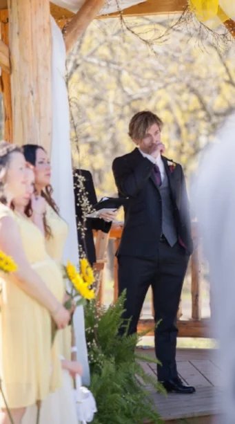 That special moment you see your bride for the first time.