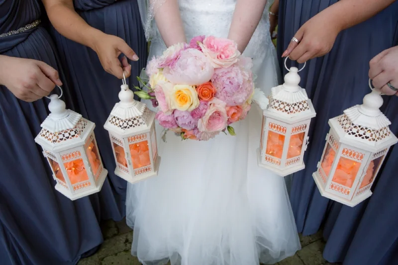Bouquet by Rebel Hill Florist. Lanterns by Bride :)
