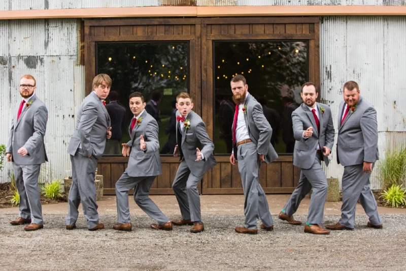 Blue Steel Groomsmen Photo