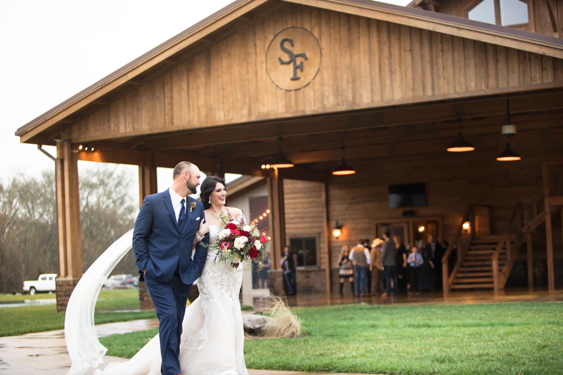 We are so happy that the rain stopped to give Shawn & Hayden a few minutes of portrait time at dusk!
