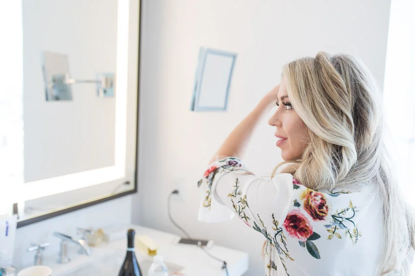 The new JW Marriott was a perfect location for the Bride and her girls to get ready for the wedding day!