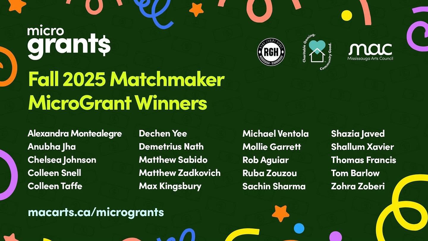 Thank you @mississauga.arts Council!!