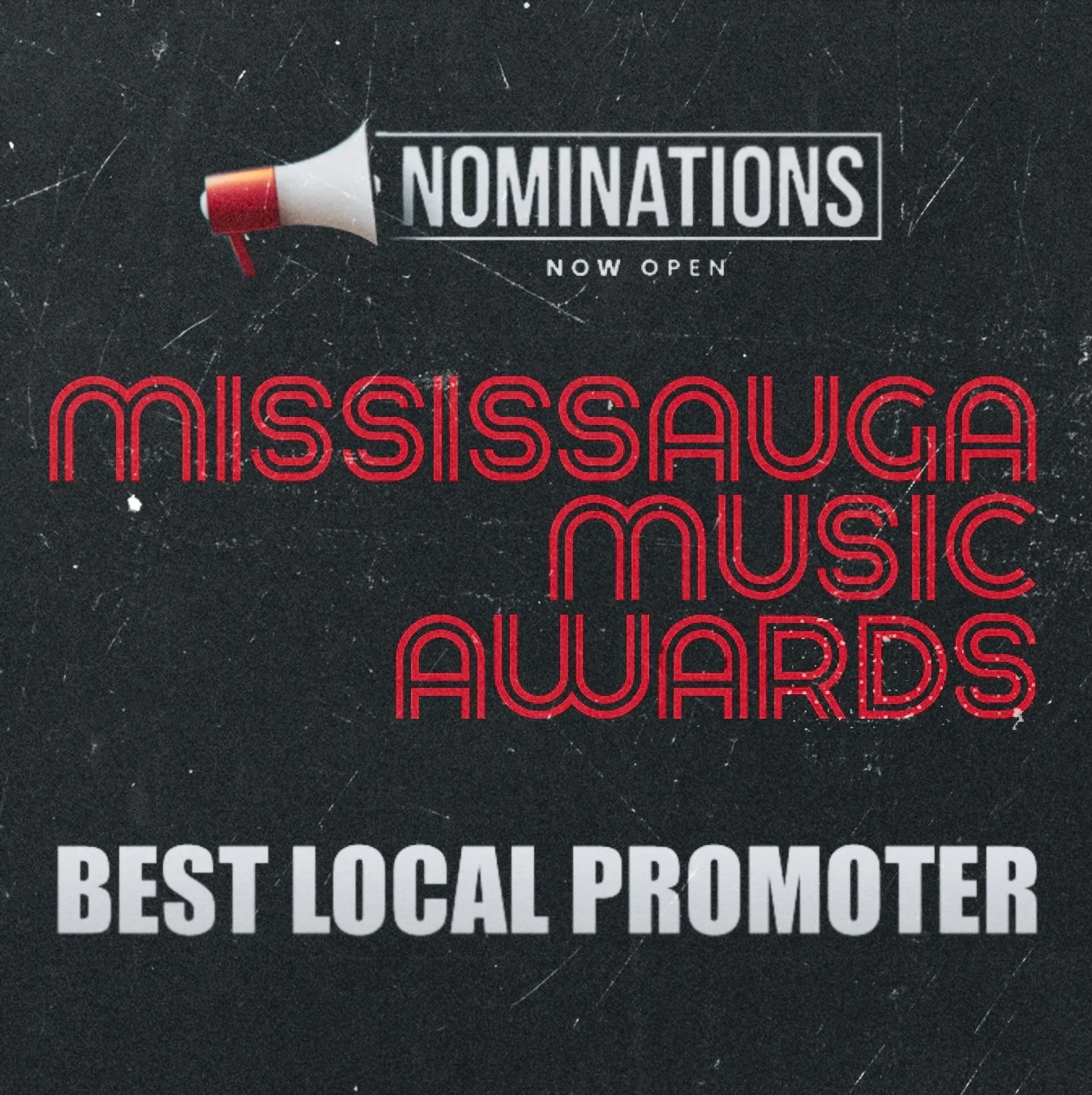 MISSISSAUGA MUSIC AWARDS are back SEP 12!

Tell us, who puts on the best local music events??

NOMINATE &ldquo;BEST LOCAL PROMOTER&rdquo;: www.mississaugamusic.com/awards