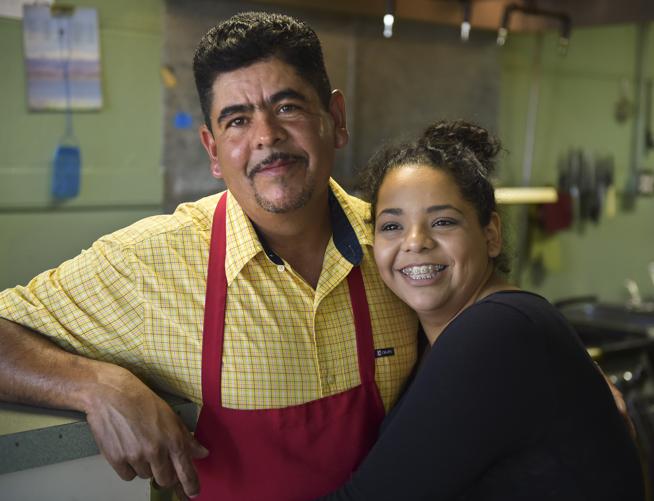 "Business can be slow, but it's growing fast. I've heard that the first year is always the hardest," Yahaira Payan says of her father Benny's business, Benny's tacos. ( Lewis Geyer / Staff Photographer )